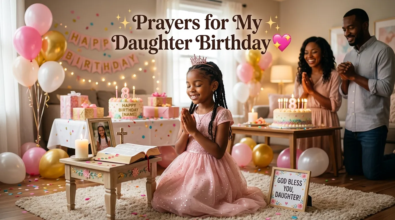 Prayers for My Daughter Birthday