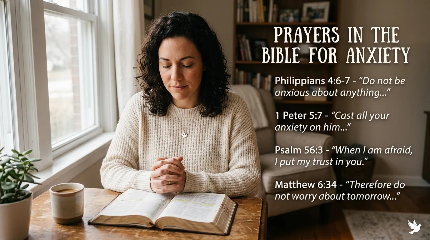 Prayers in the Bible for Anxiety