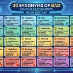 Synonyms of Bad
