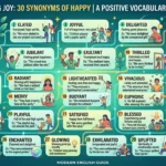Synonyms of Happy