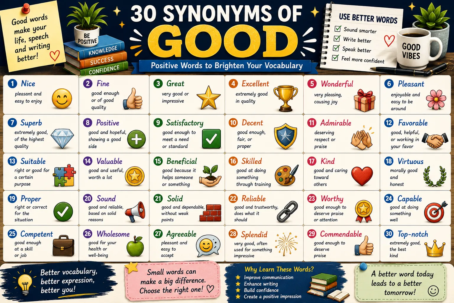 synonyms for good