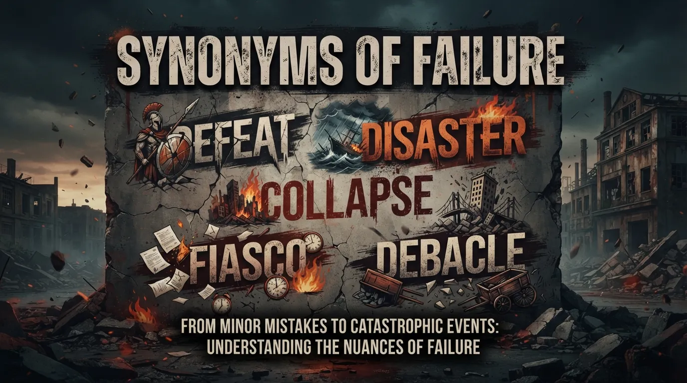 Synonyms of Failure