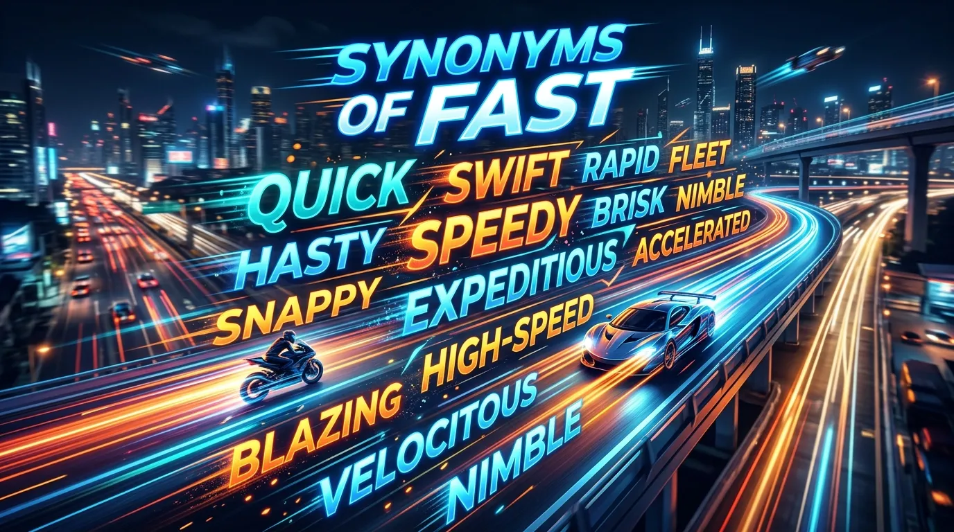 Synonyms of Fast