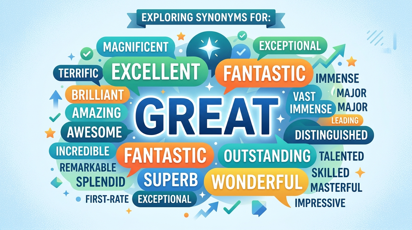 Synonyms for great