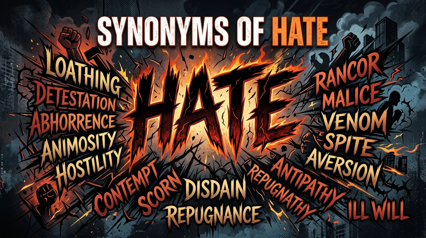 Synonyms of Hate