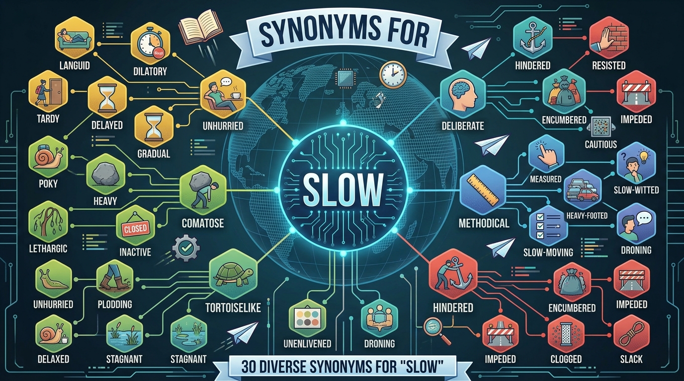 synonyms for slow