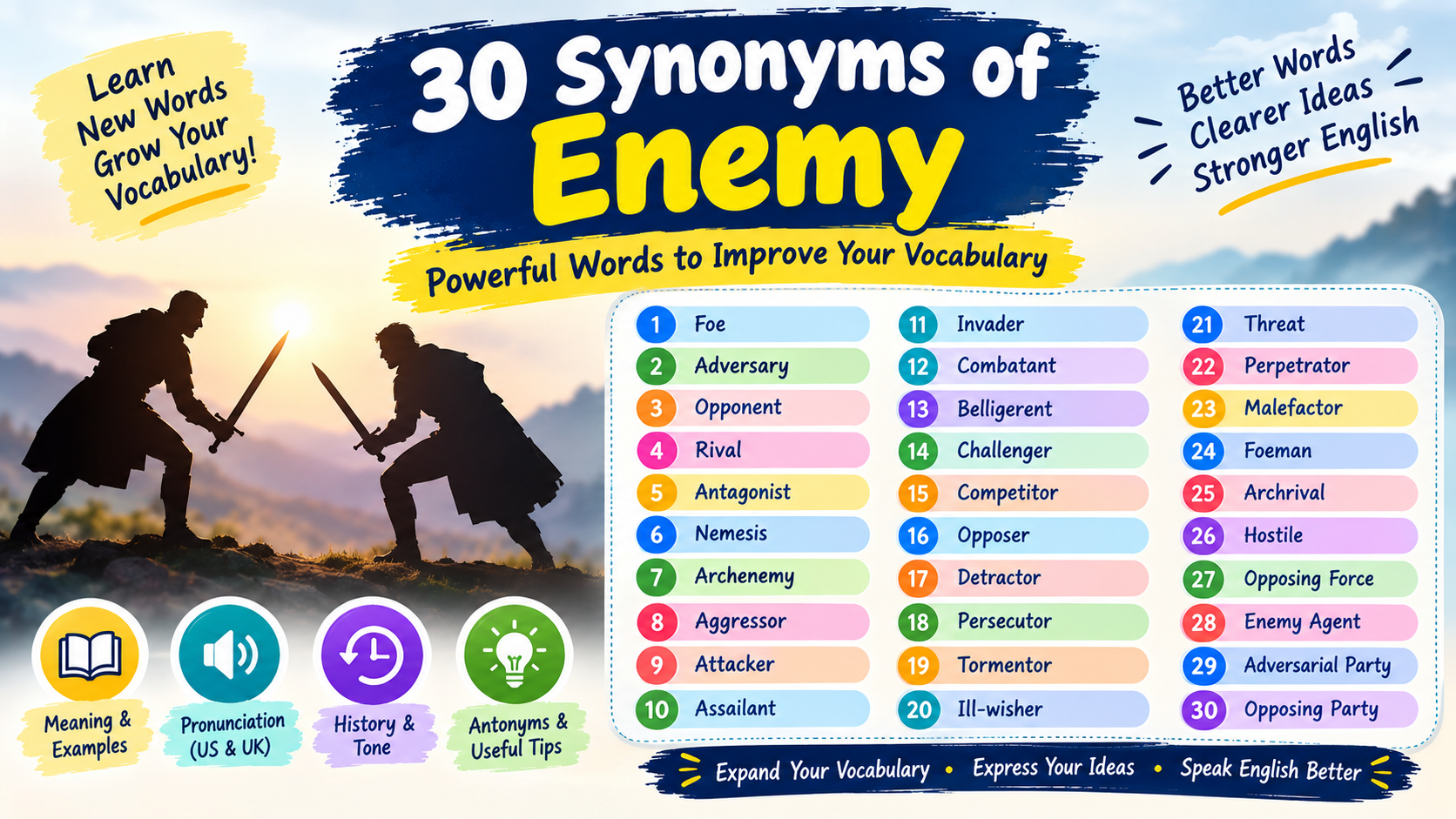 Synonyms of Enemy