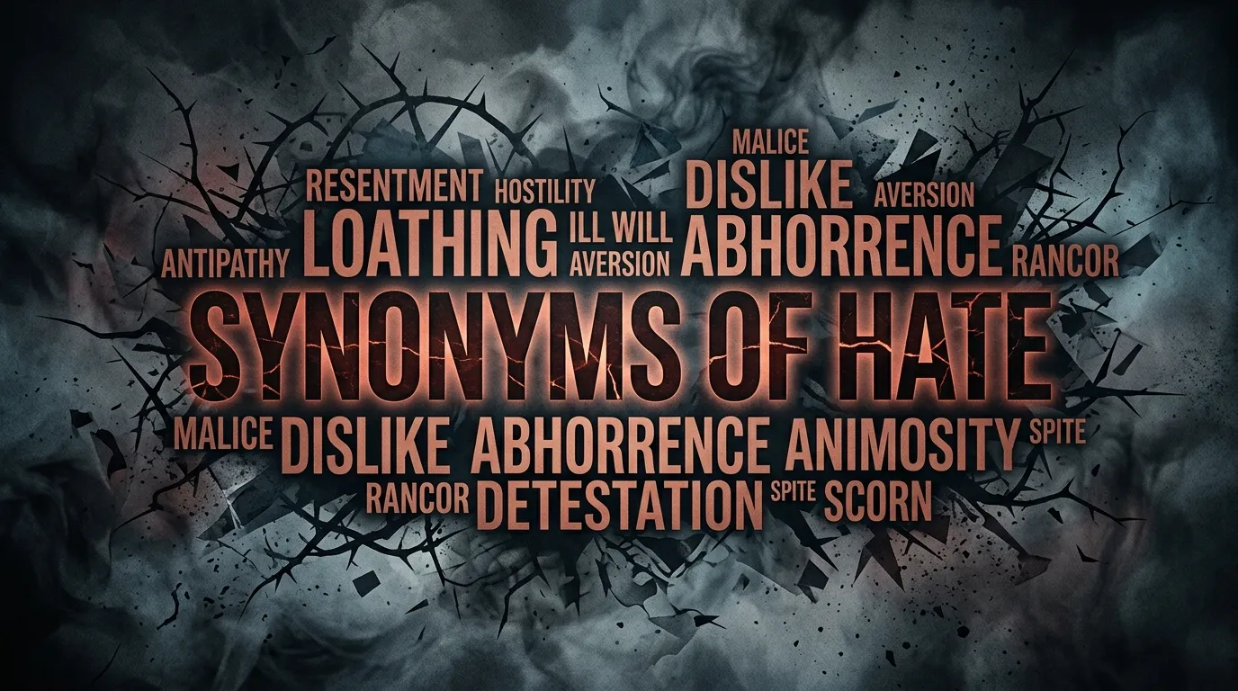 Synonyms of Hate