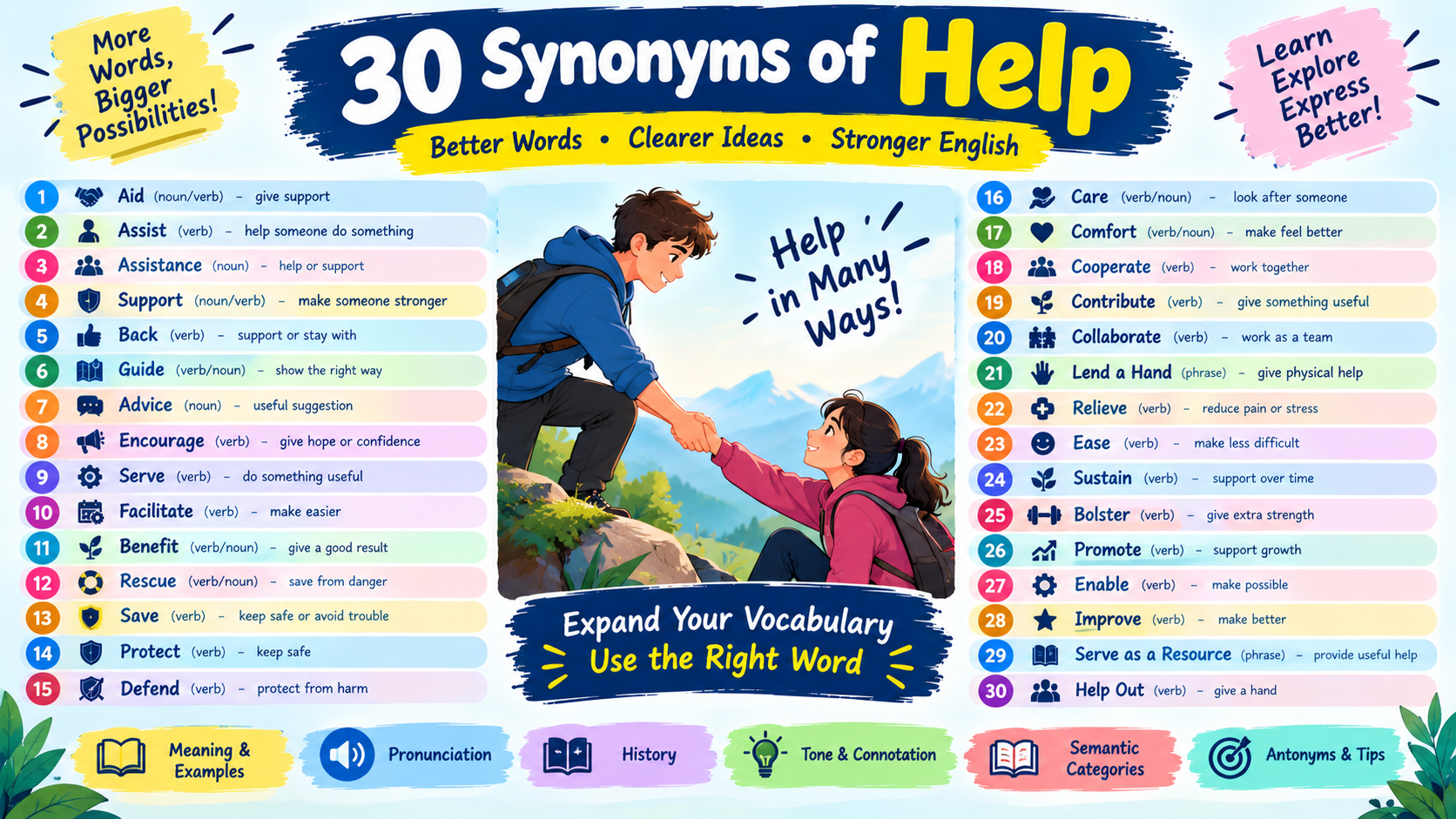 synonyms of help