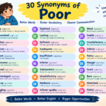 Synonyms of poor