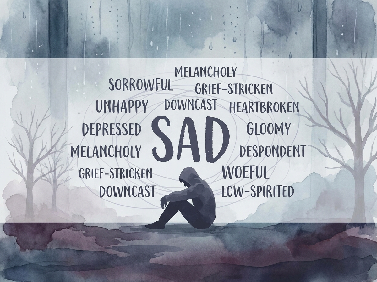 Synonyms of Sad